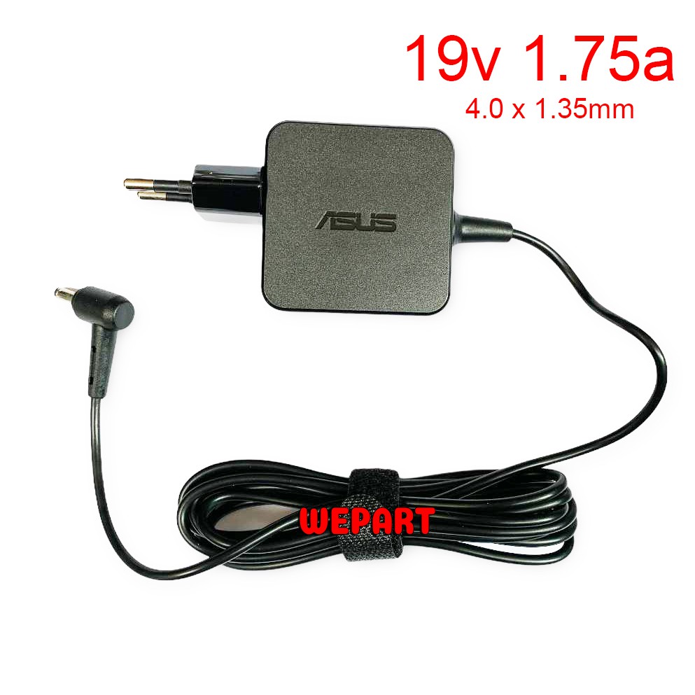 Adaptor Charger Laptop Asus Original X201E 19v 1.75 (4.0 x 1.35mm) ORI