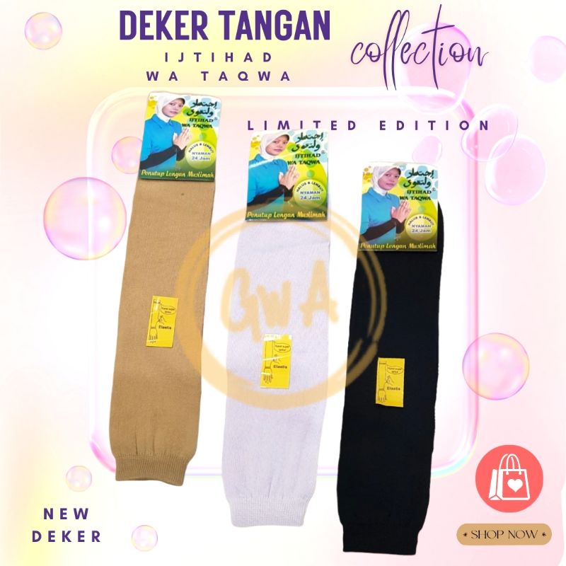 Deker Lengan Ijtihad Wa Taqwa/Manset Tangan/Deker Lengan Good Quality/Manset Kerja Handsock