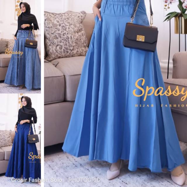 Umbrella Skirt by Spassy | Rok Jeans Wanita