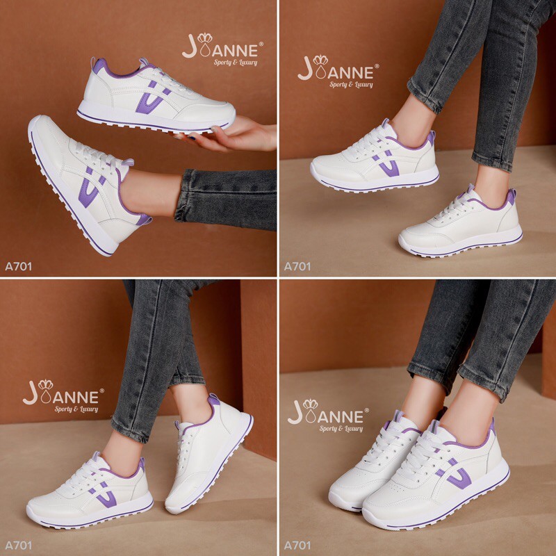 RESTOCK! [ORIGINAL] JOANNE Leather Sneakers Shoes Sepatu Wanita #A701