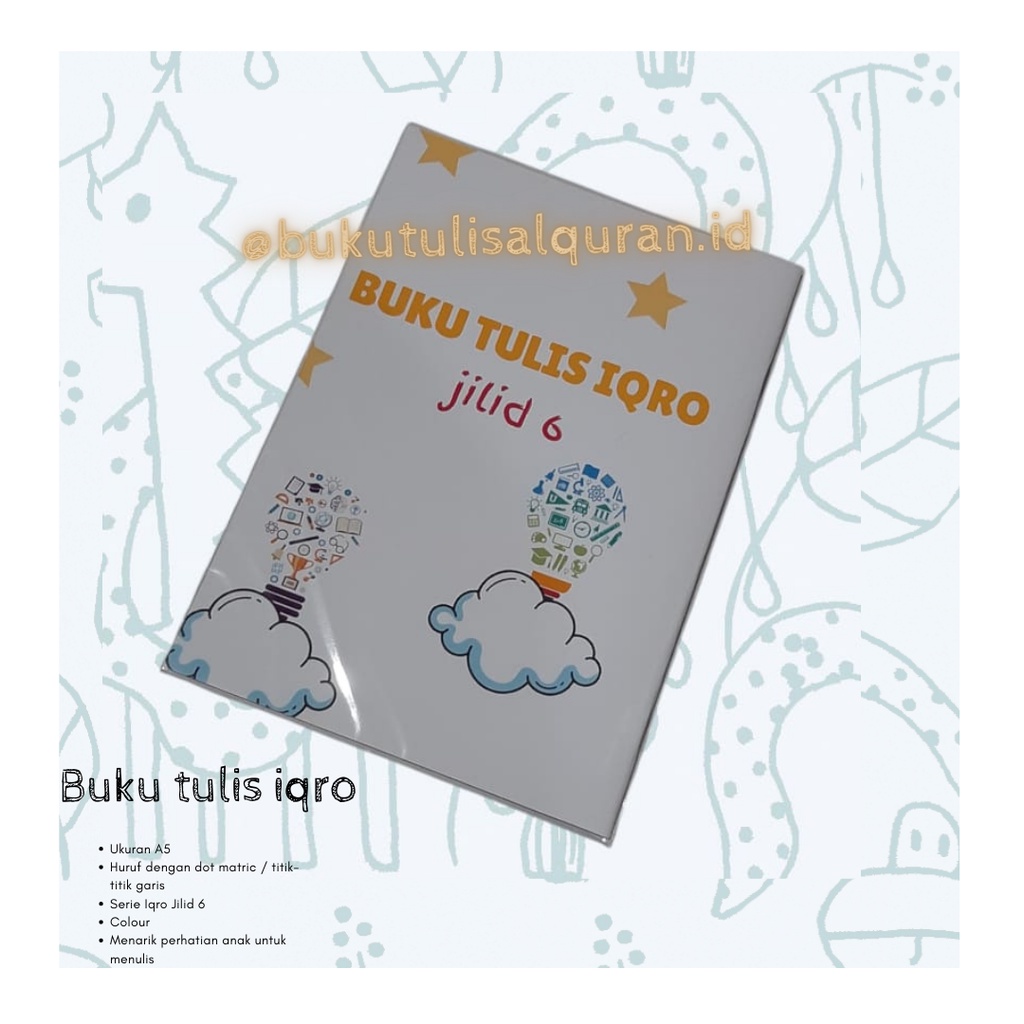 

Buku Tulis Iqro Ukuran A5 Colour Jilid 6