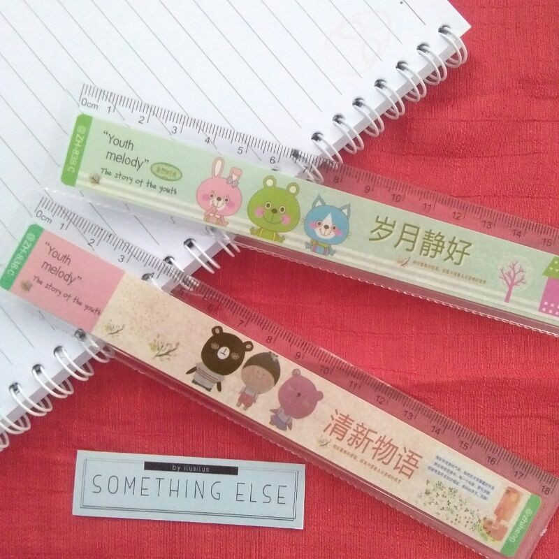 

Penggaris katakter 18 cm