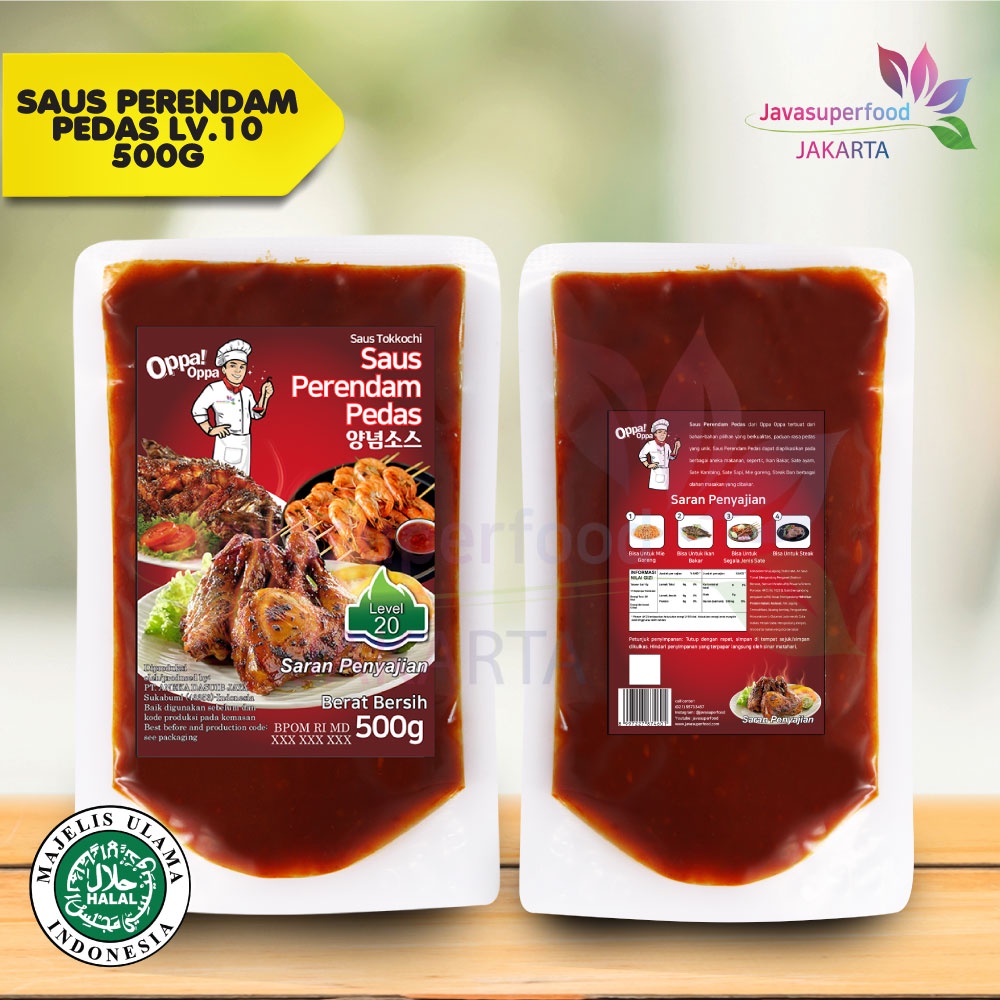 Saus Perendam Pedas Tokkochi Saus Buldak Pedas 500g Level 20 Oppa-Oppa