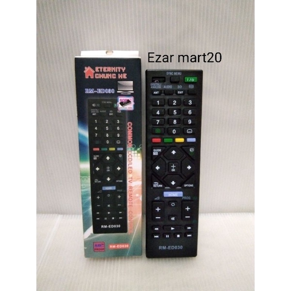 REMOTE TV LCD/LED SONY BRAVIA ED030 SMART TV 3D