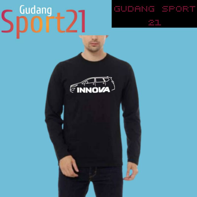 kaos baju lengan panjang toyota innova kaos otomotif
