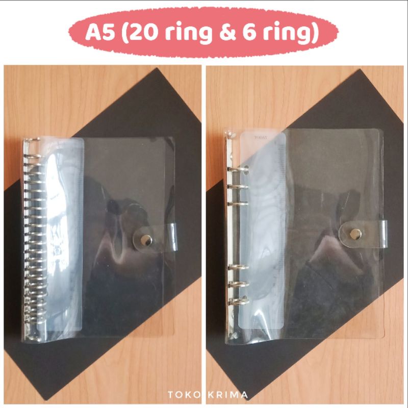 

Binder Clear Transparan Bening PVC A5