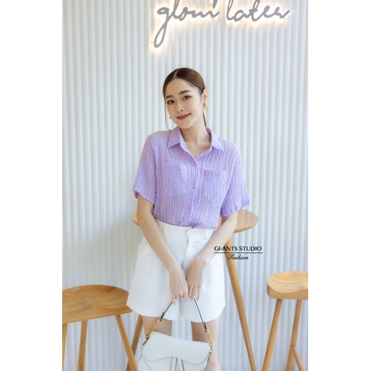 KEMEJA GIANTS BASIC/BLOUSE GIANTS IMPORT BANGKOK(BJFS156)