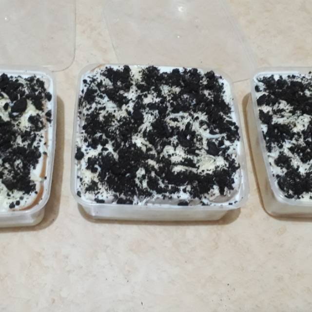 Stup roti keju oreo ukuran 250ml