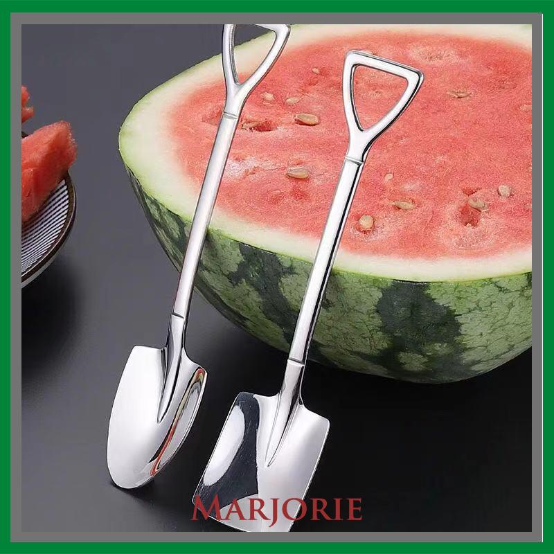 Sendok Sekop Melon Semangka Bahan Stainless Steel Tebal Gaya Retro Untuk Rumah-MJD