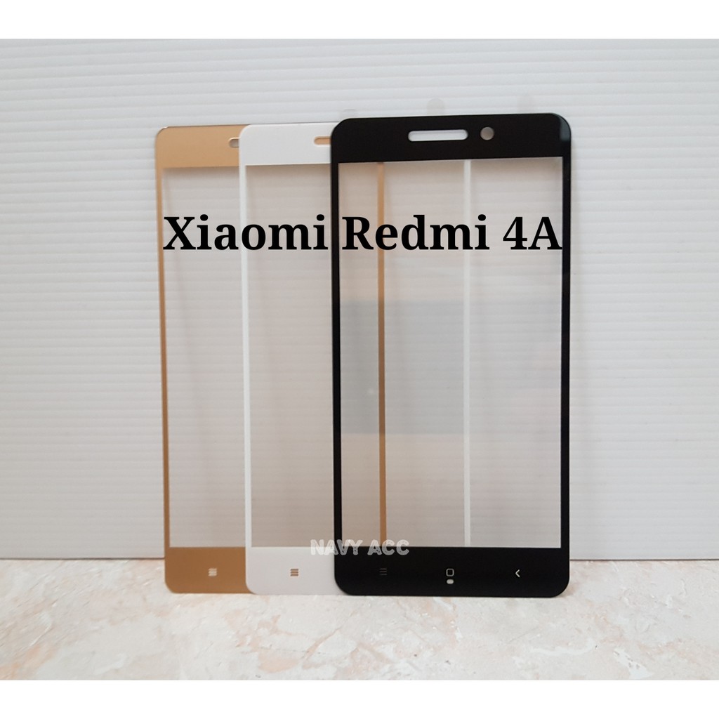 Tempered Glass Warna Xiaomi Redmi 4A - Tempered Glass Color Redmi 4A