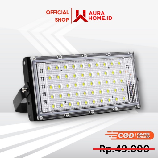 Lampu Sorot Waterproof 4500 Lumens 50W 5000K A8 / Lampu Sorot Taman Rumah Outdoor Panggung Halaman L