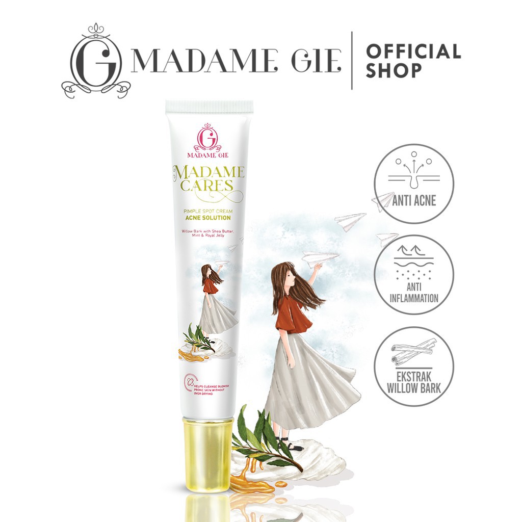 LIZBEAUTY -  Madame Gie Madame Cares Pimple Spot Cream Acne Solution - Skin Care Acne Spot Gel