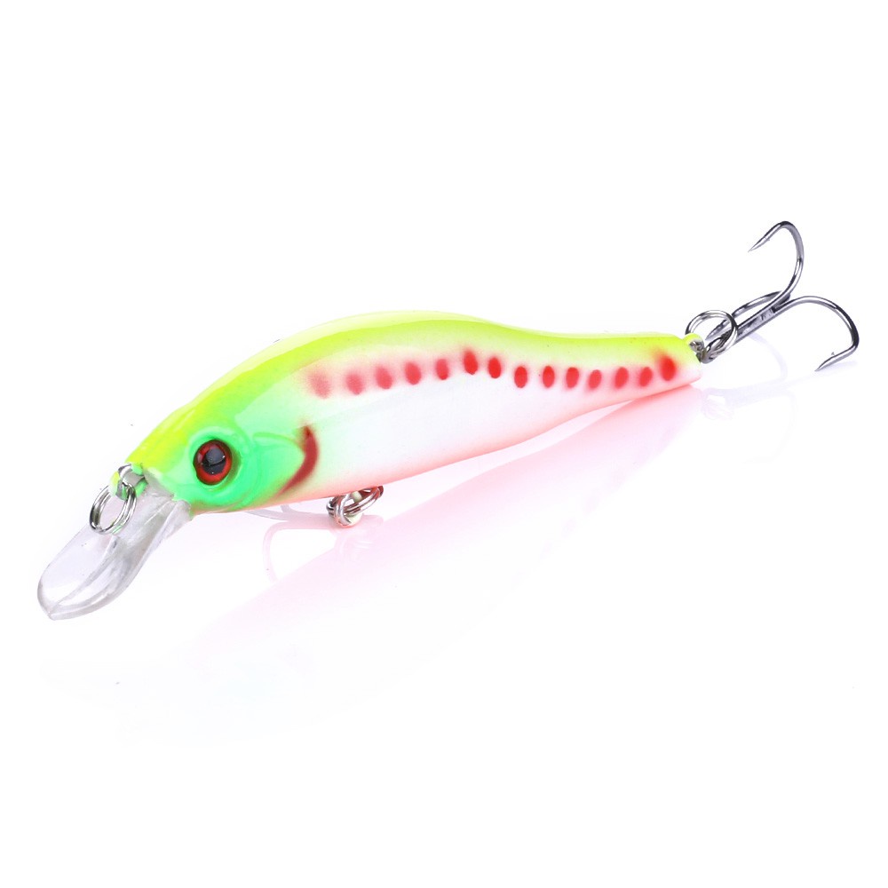 HENGJIA 3pcs Minnow Lure Bait Bionic Bait 9.5cm/11.5g 3 Color ABS Freshwater Bait Hard Bait Fishing Accessories