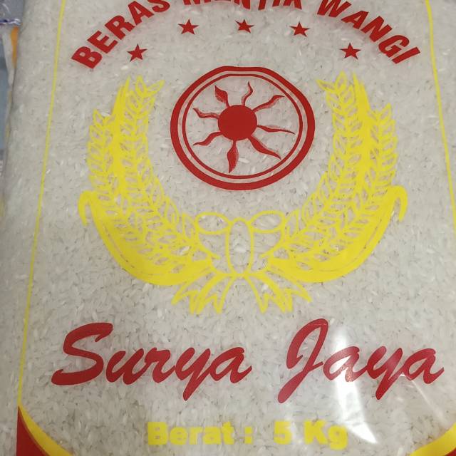 

Beras Mentik Wangi merk "Surya Jaya" 5 kg