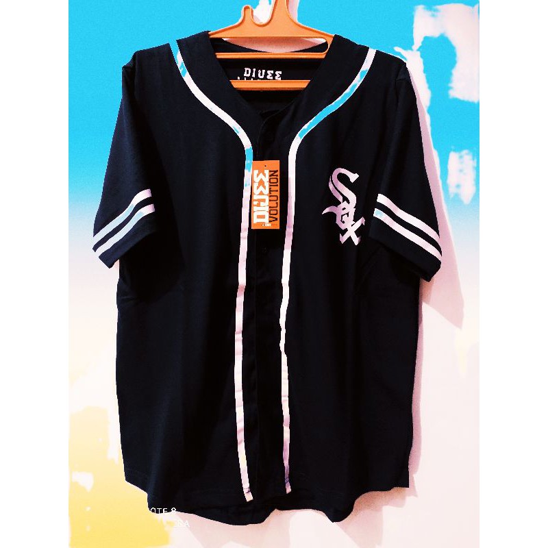 Jersey basebal baju distro pria wanita