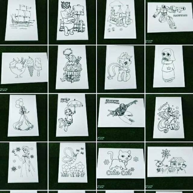 

HJK Styrofoam lukis ukura 33x50x1cm isi 50 gambar