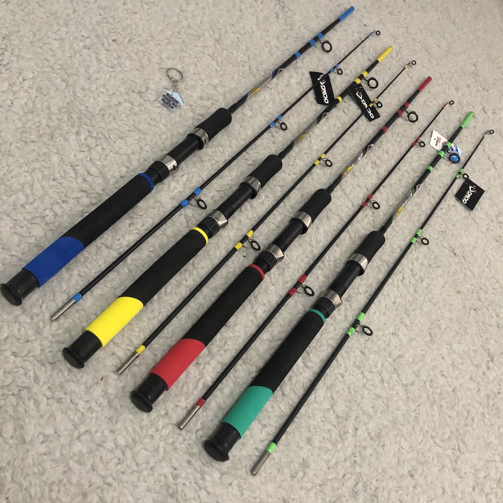 Alat Pancing Joran Pancing DAIDO Manta II 165cm Fiber Solid Rod Stik Tongkat Perlengkapan Alat Panci