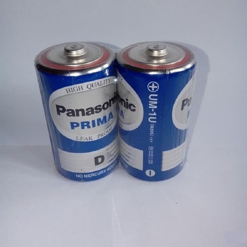 BATERAI BATRAI BATTERY PANASONIC PRIMA D BIRU BESAR JAPAN QUALITY