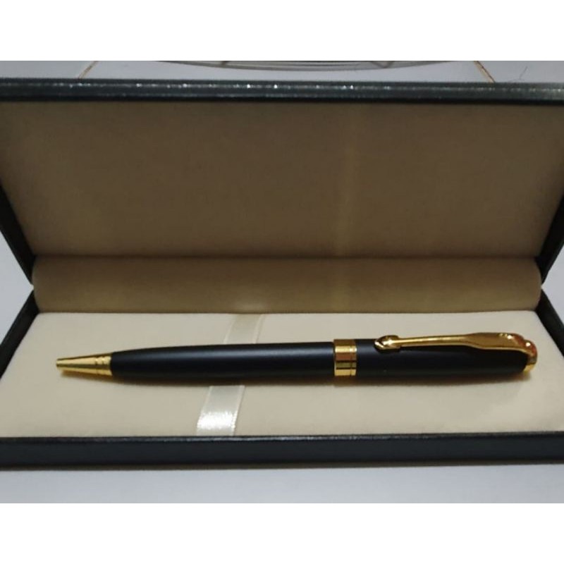 

Pulpen Parker Sonet Black Gold Tw Bisa Ukir Nama/Logo Sendiri