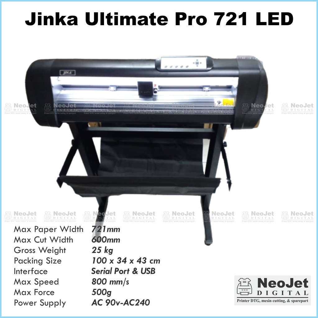 

Mesin Cutting Sticker Jinka Ultimate Pro 721 LED