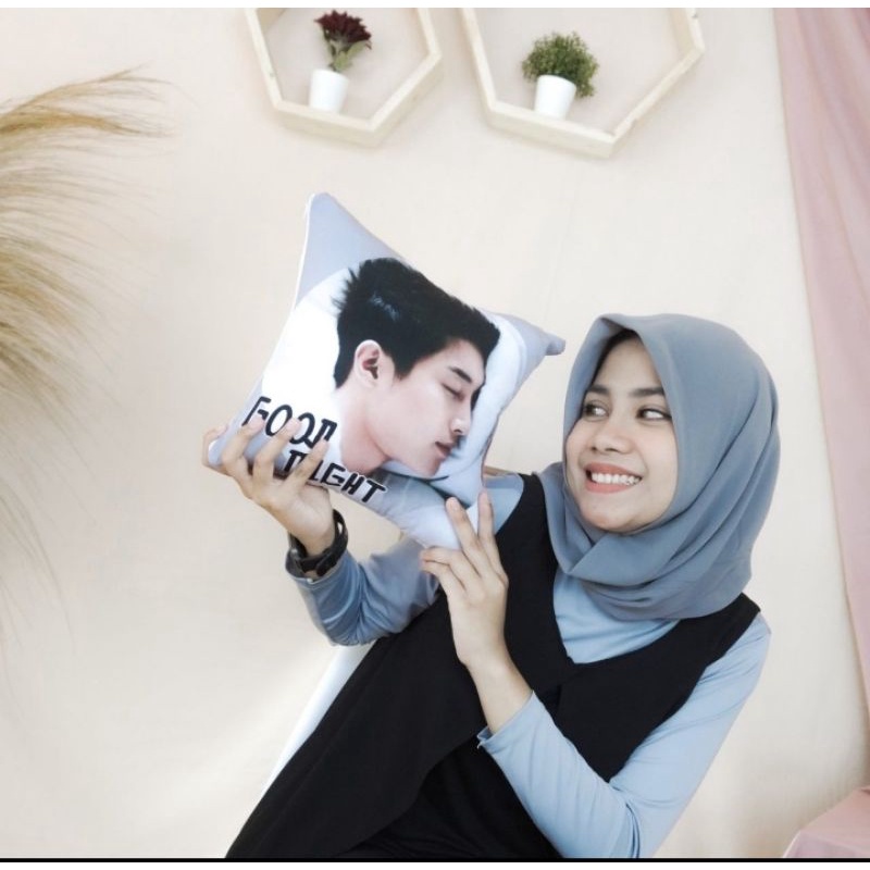 LOG PRINTING || 30x40cm Bantal Foto Sendiri, Bantal Foto Wedding, Kado Ulang Tahun, Kado Anniversary