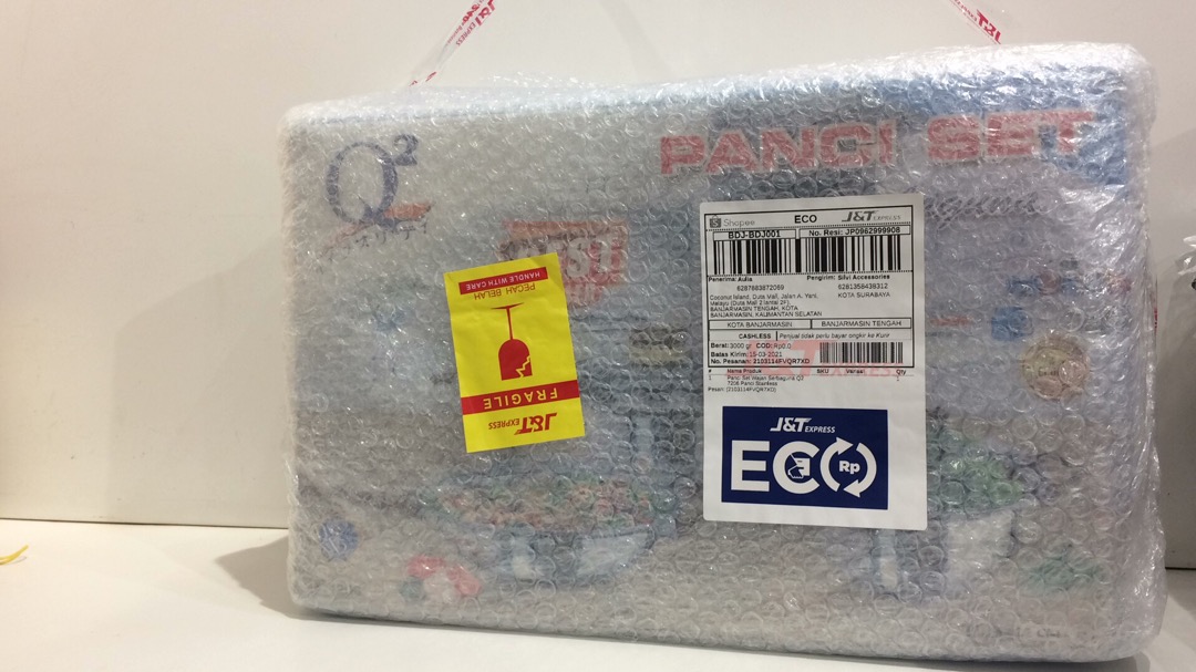 Panci Set Wajan Serbaguna Q2 7206 Panci Stainless