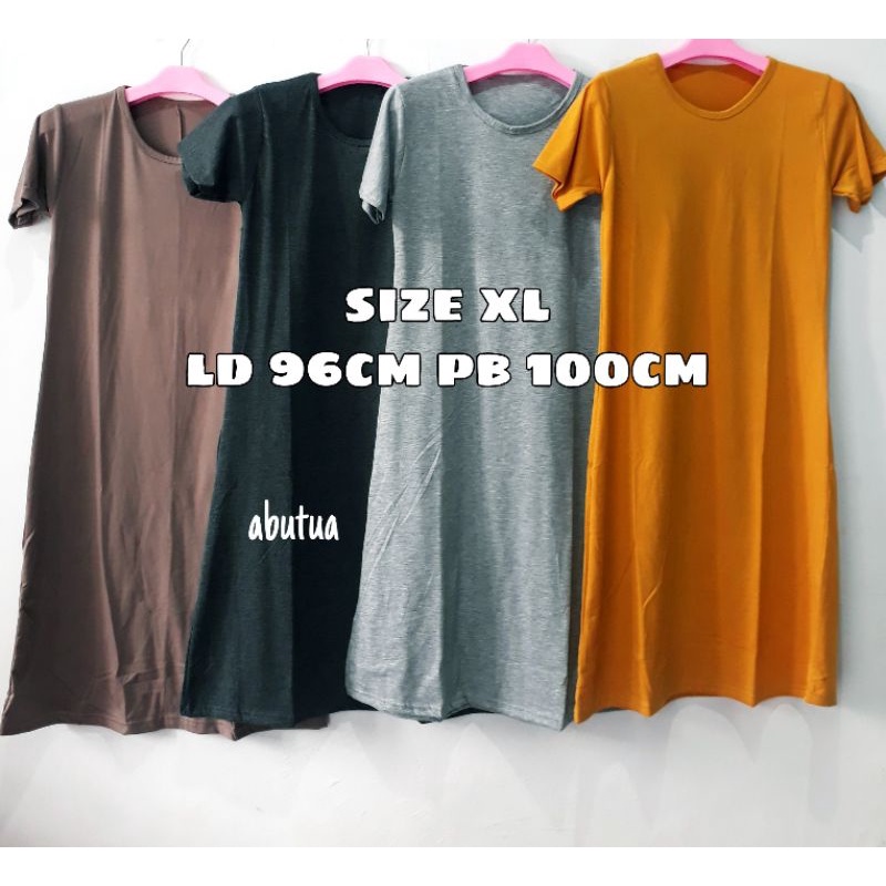 DASTER  DRESS KAOS XL DEWASA