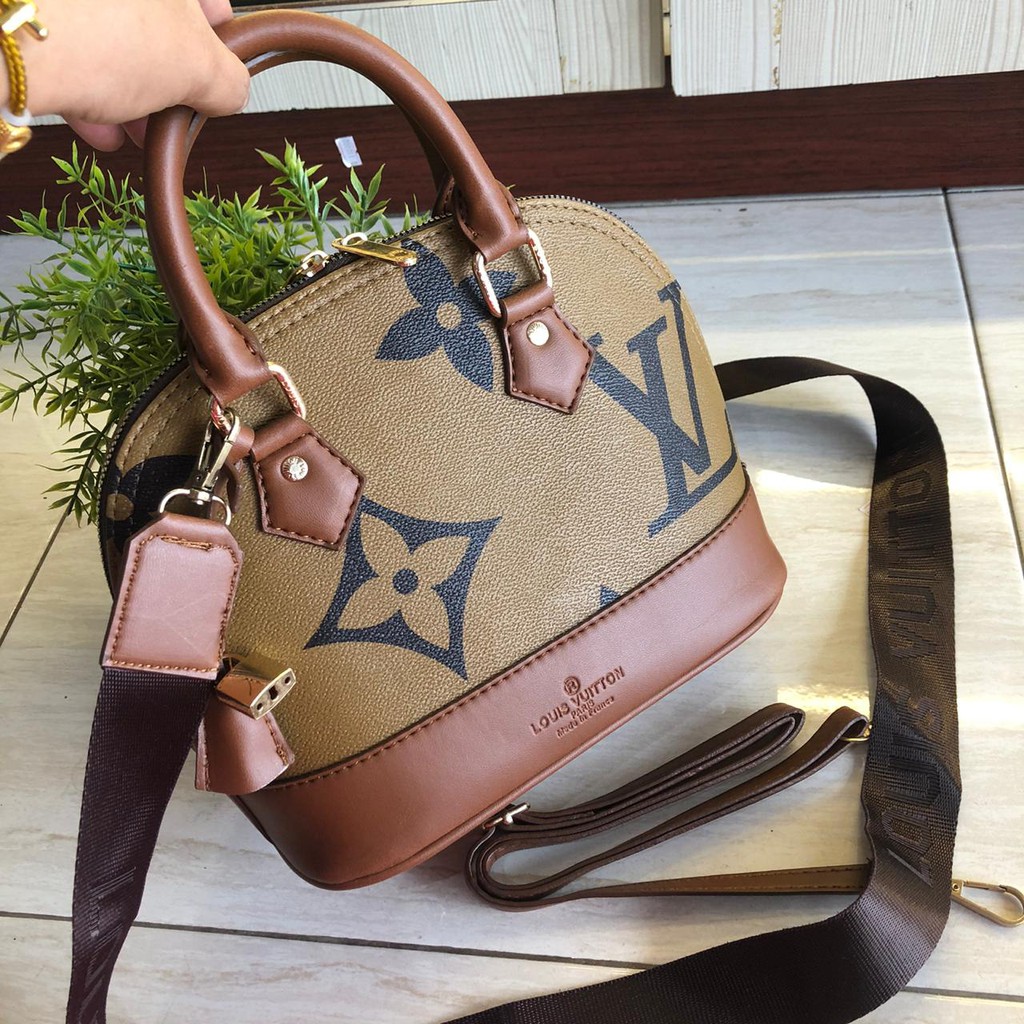 TAS SELEMPANG ALMA MEDIUM 25CM - TOP HANDLE  WANITA TALI LISBAN