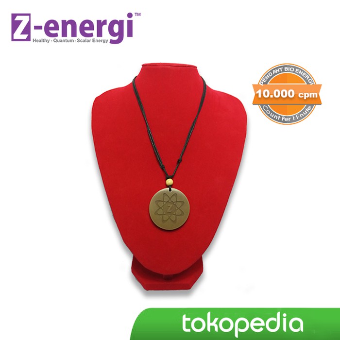 Jual Murah Z-Energi Pendant G3 10.000Cpm Kalung Kesehatan Bio Energi (Coklat)