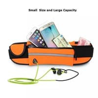 Waterproof Waist Bag Running Belt with Earphone holeTas Pinggang Olaharaga Jogging Lari