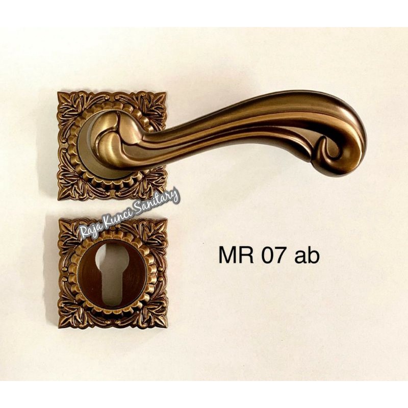 Handle Pintu Roses SES Spain Antique Brass/Ukir/Gagang/Pegangan Pintu