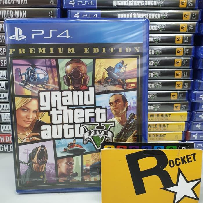 Games Game Ps4 Gta 5 Gta V Premium Online Edition Reg 3 Cd Game Shopee Indonesia