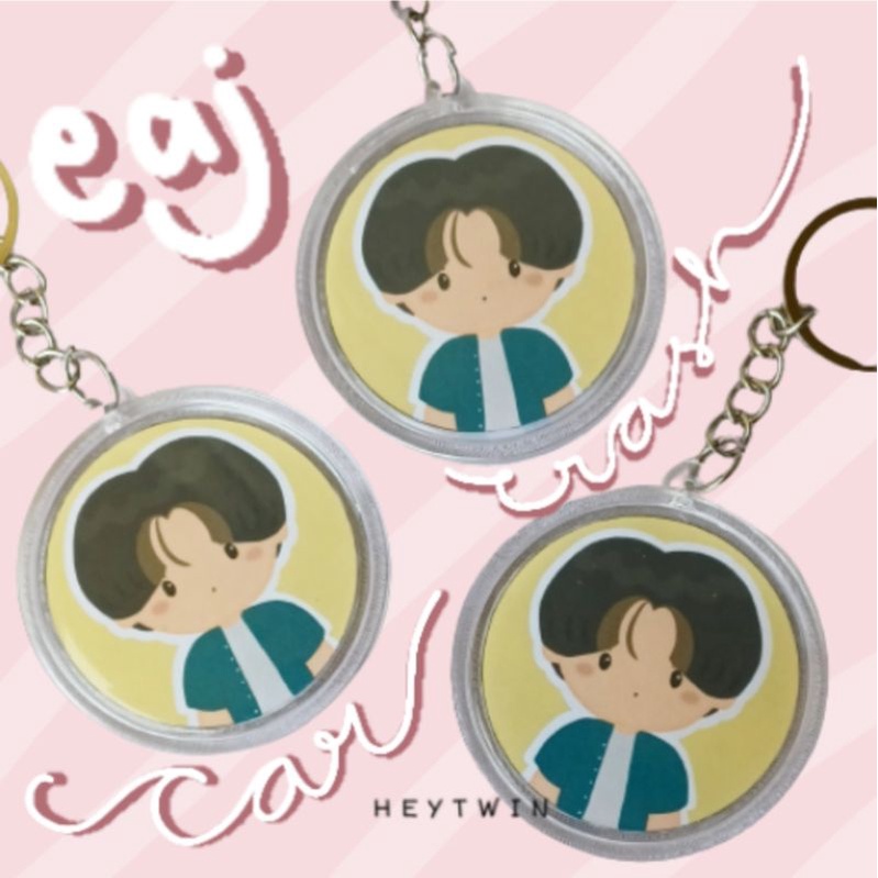 eaj park car crash keychain jae day6 keyring bag tag ganci gantungan kunci merch merchandise stuff k