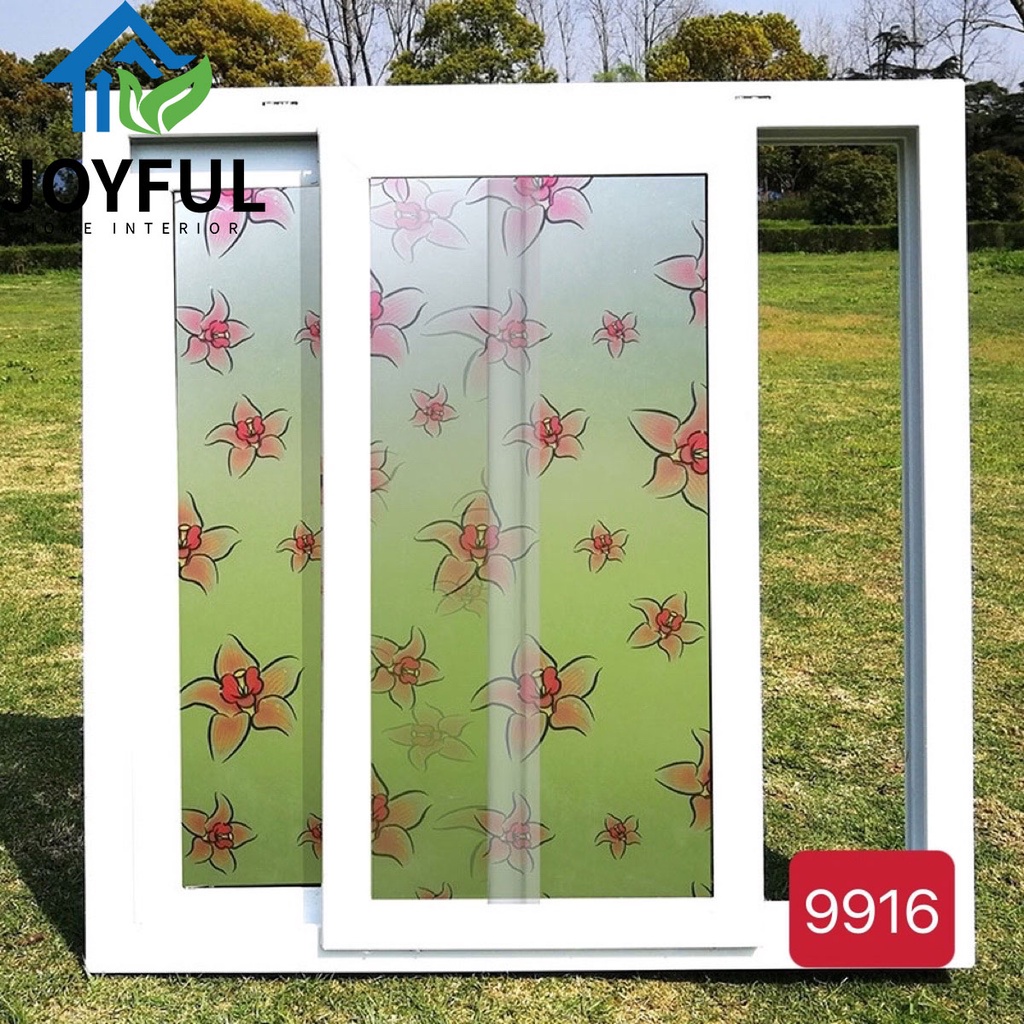 (TERMURAH!!) Stiker Kaca Film Jendela Motif 90cmX100cm·High Quality