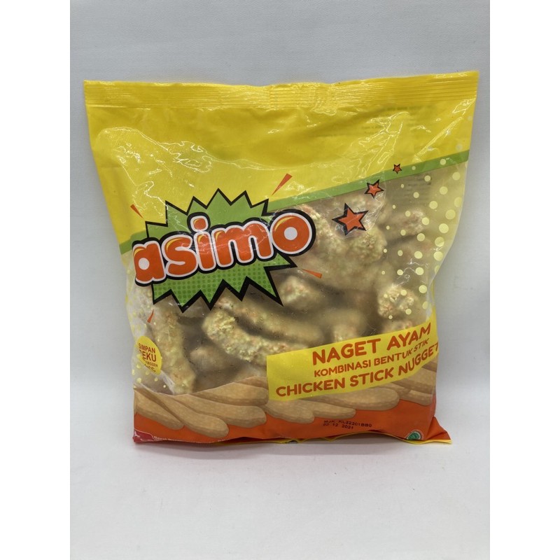 

Asimo NAGET AYAM STICK FROZEN FOOD 500g [ KHUSUS GOSEND GRAB SAJA ] Chicken Nugget