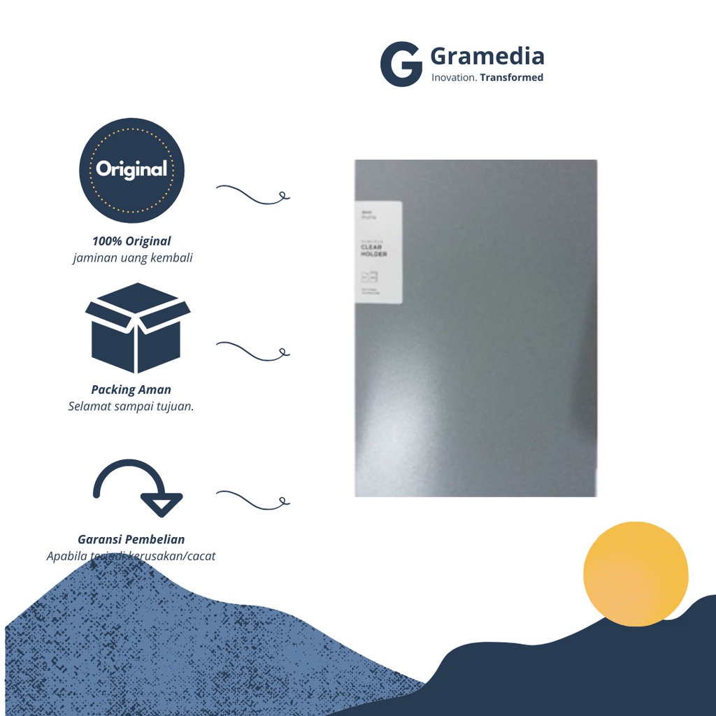 

Gramedia Cikupa- DAIICHI DPR CLEAR HOLDER FC 100 PROFILE LIGHT GRAY