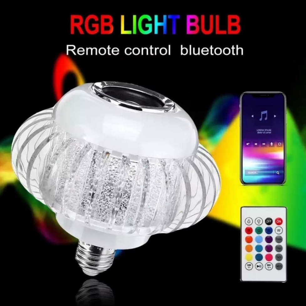 Lampu Kristal Speaker RGB LED 2in1 8422 Light Kristal Bluetooth