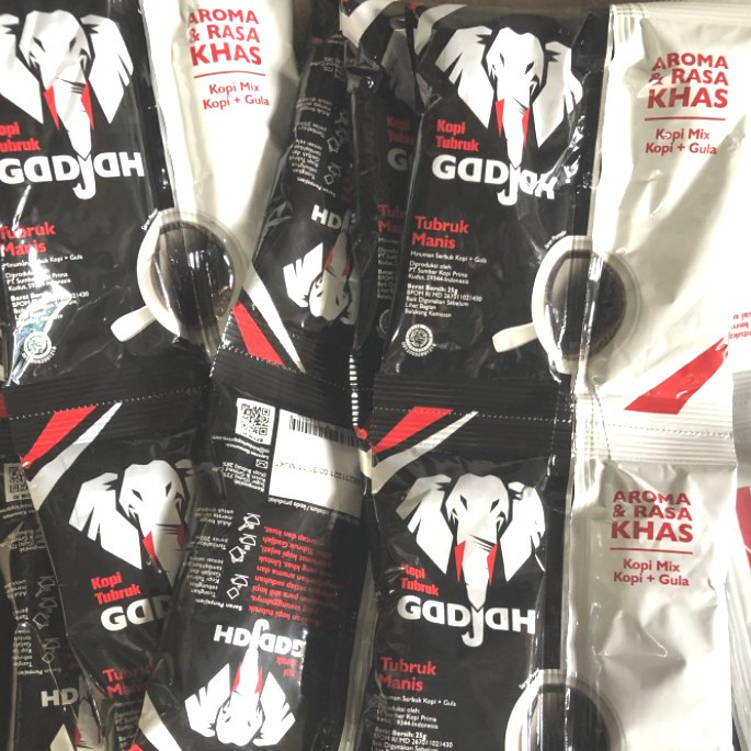 

Kopi Tubruk Gadjah Mix Kopi + Gula Per Renceng Isi 10 Sachet @25gr