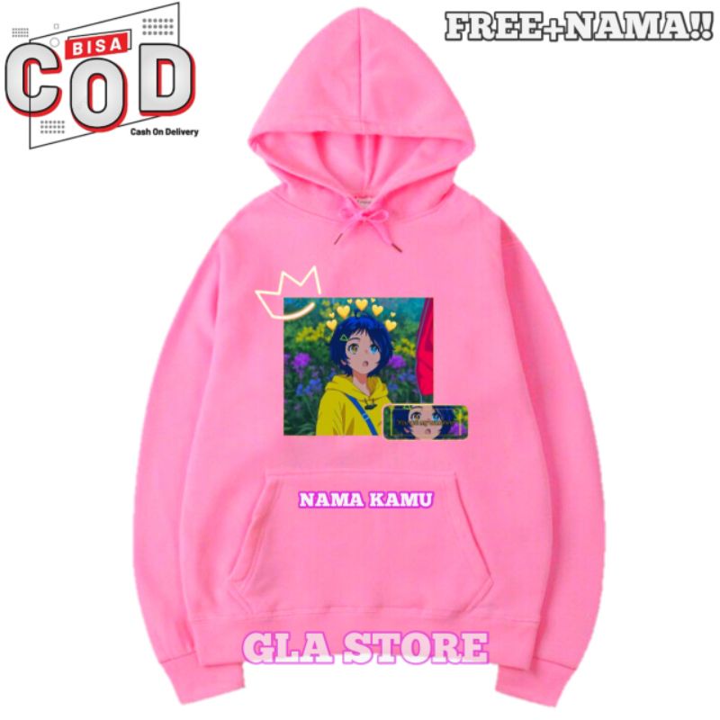 jaket Hoodie anak perempuan | WONDER Egg priority anime japan