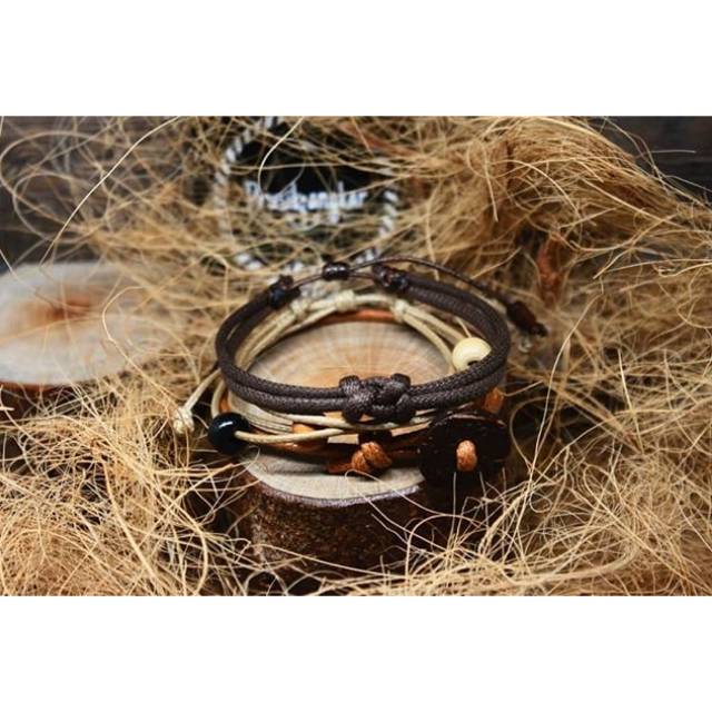 Gelang Tali Prusik Jangkar / Gelang Prusik Jangkar / Gelang paracord / Gelang paket / gelang tali