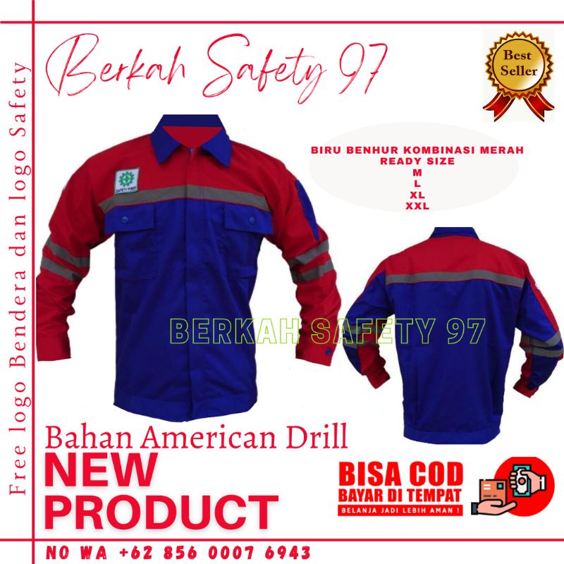 Wearpack atasan/Baju kemeja Safety/wearpack proyek