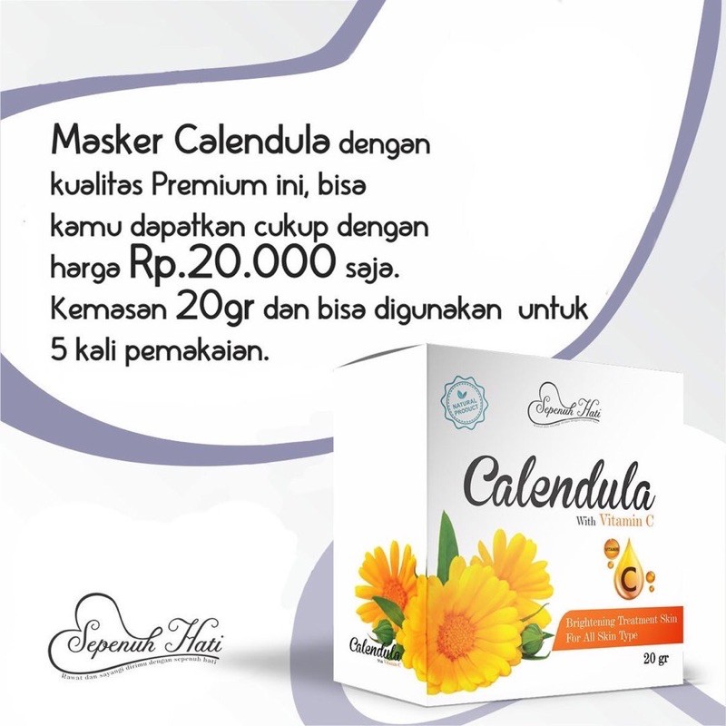 masker organik 20 gr