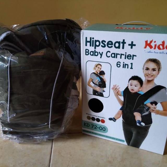 KIDDY Gendongan Hipseat + baby carrier 6in1 ( 7200 )