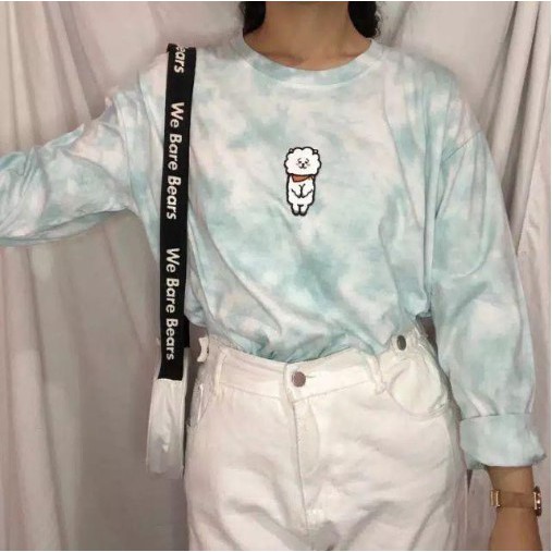 iseven p LONGSLEEVE TIE DYE KARAKTER KARTUN