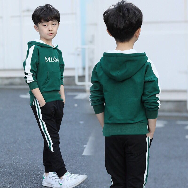 Setelan Anak Laki Laki Korean Style Hoodie