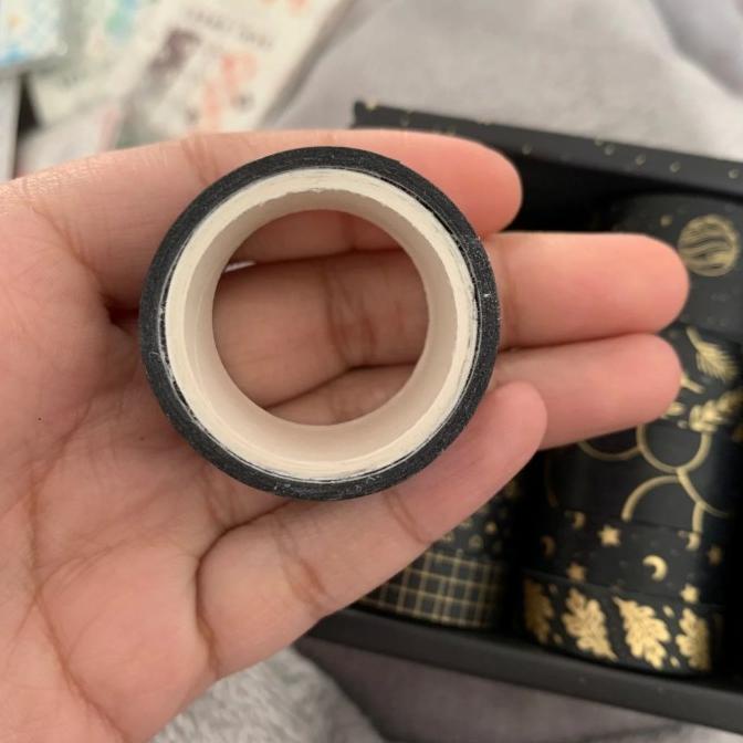 

10pcs/set 3M Washi Masking Tape gold foil Selotip stiker Jepang #W33