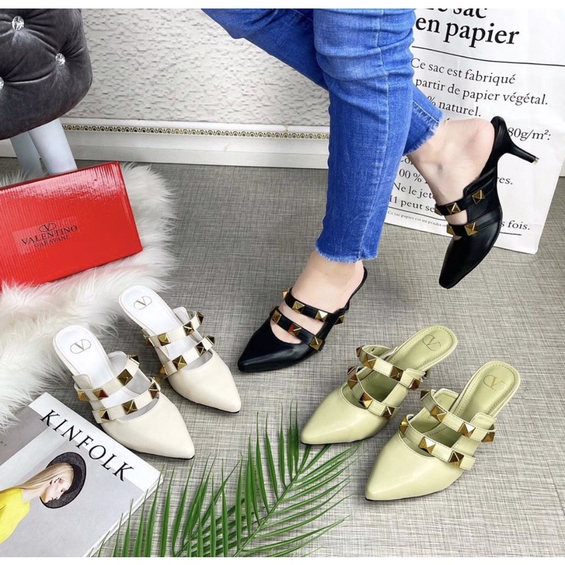Heels va1998 wanita import realpict