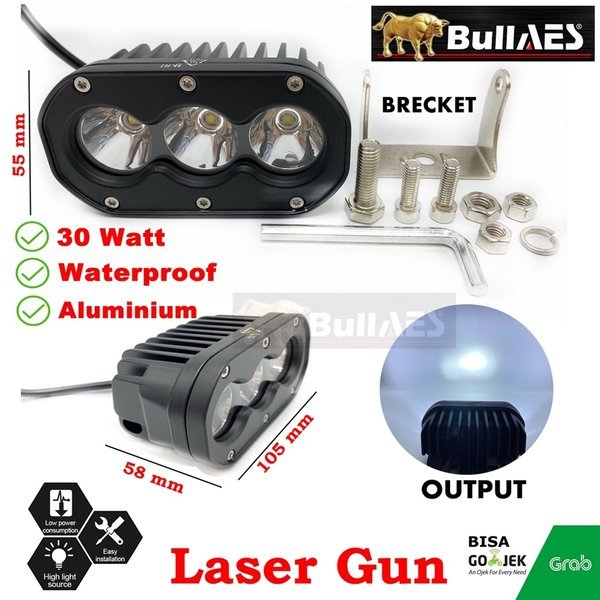 Unik LAMPU TEMBAK 3 MATA HJG SUPERBRIGHT l Lampu sorot 3 mata led I lampu led 3 mata I AES-2509