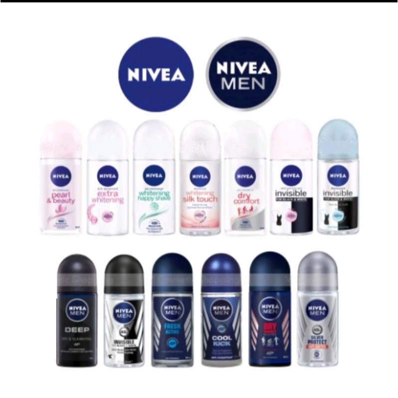 Nivea Deodorant Roll on 50ml ex 2025.