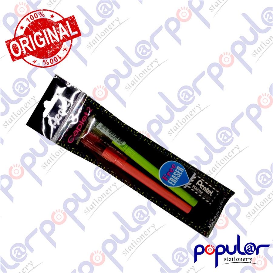 

Pensil Mekanik Pentel Caplet 0.5 A105-C Warna Solid Set (Free Penghapus)